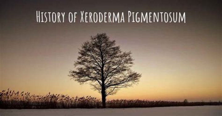 What is the history of xeroderma pigmentosum?