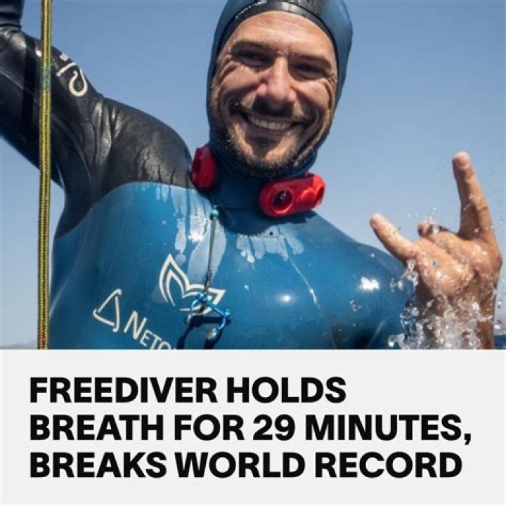 What is the holding breath world record?