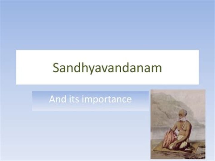 What is the importance of Sandhyavandanam?