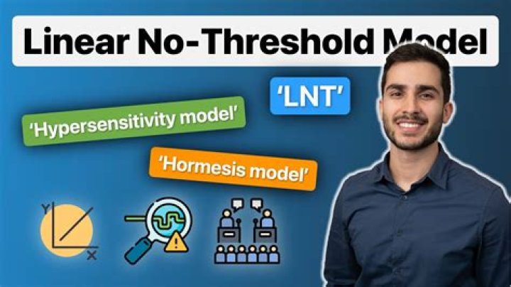 What is the linear no threshold model based on?