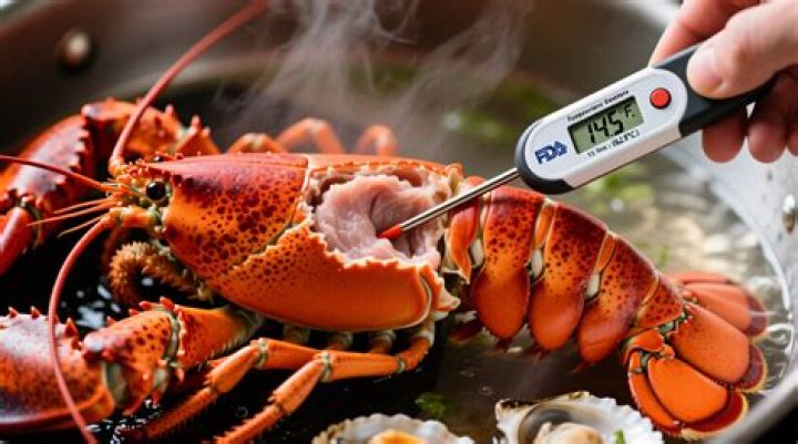 What is the minimum cooking temperature for lobster?