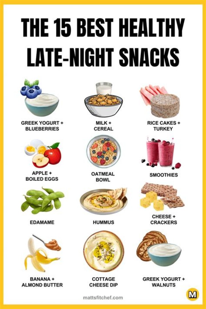 What is the most popular late night snack?