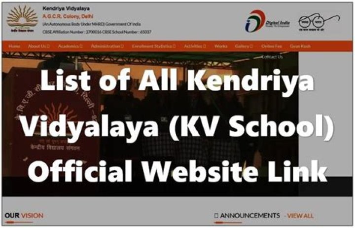 What is the official website of KVS?