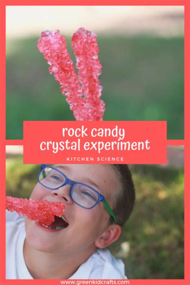 What is the purpose of the rock candy experiment?