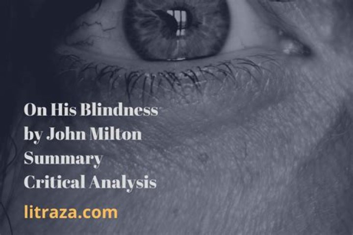 What is the summary of On His Blindness by John Milton?