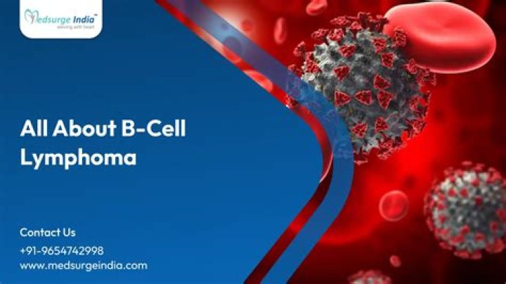 What is the survival rate for diffuse B cell lymphoma?