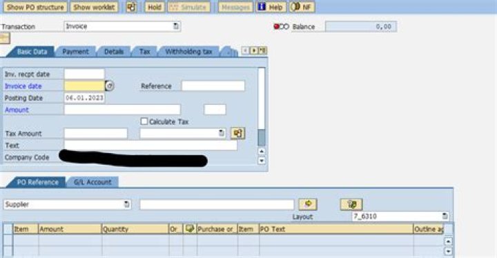 What is the table for Miro in SAP?