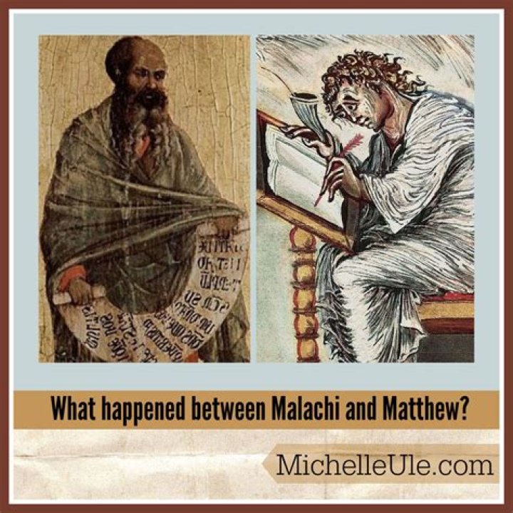 What is the time frame between Malachi and Matthew?
