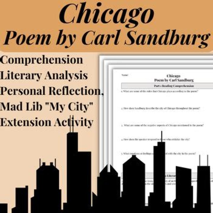 What is the tone of Chicago by Carl Sandburg