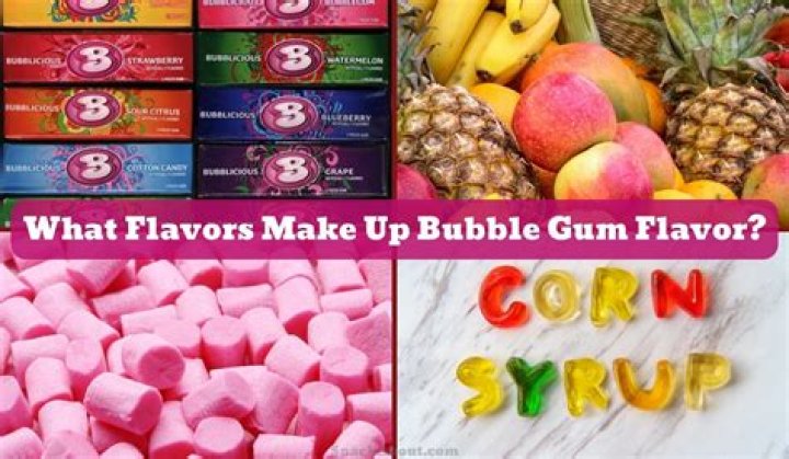What is the true flavor of bubble gum?