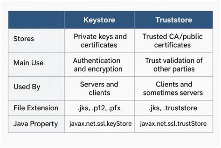What is truststore and keystore in Java?