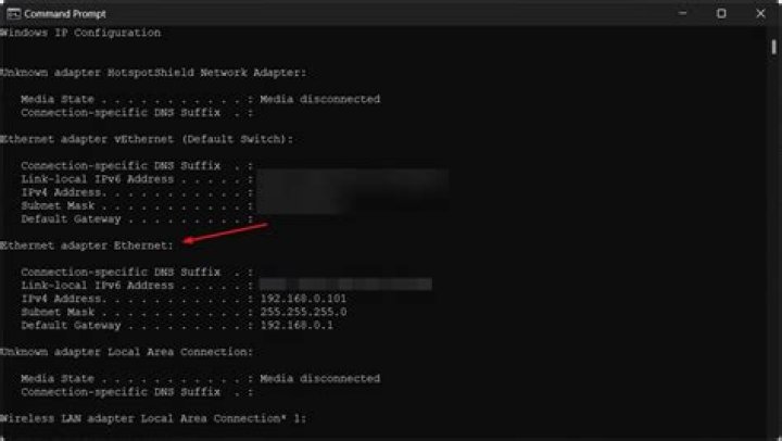What is tunnel adapter in ipconfig?