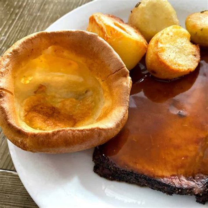What is Yorkshire pudding traditionally served with?