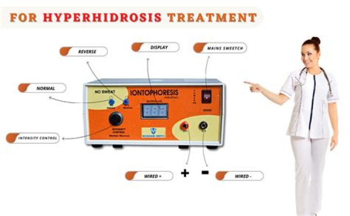 What machine is used for iontophoresis?