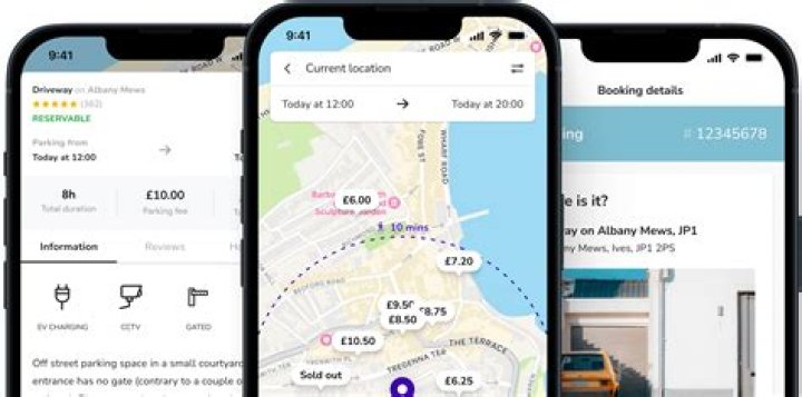 What parking app is used in Miami?