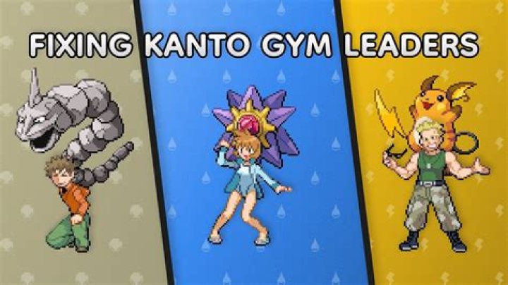 What Pokemon do the Kanto gym leaders have?