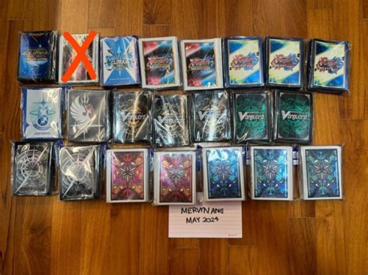 What size are Vanguard card sleeves?