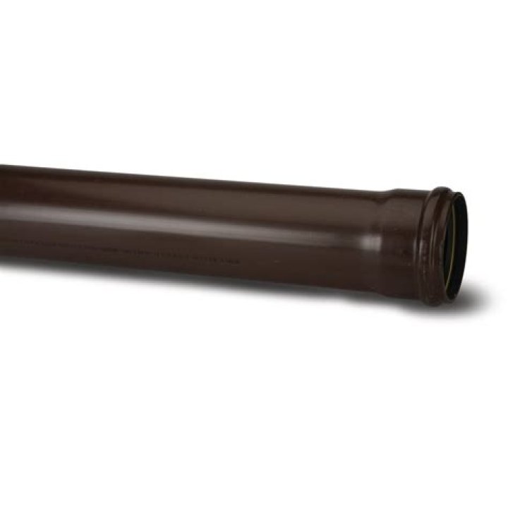 What size is brown soil pipe?