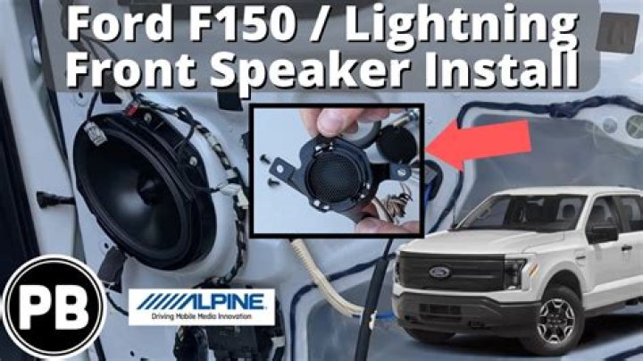 What size speakers are in a 2009 Ford f150