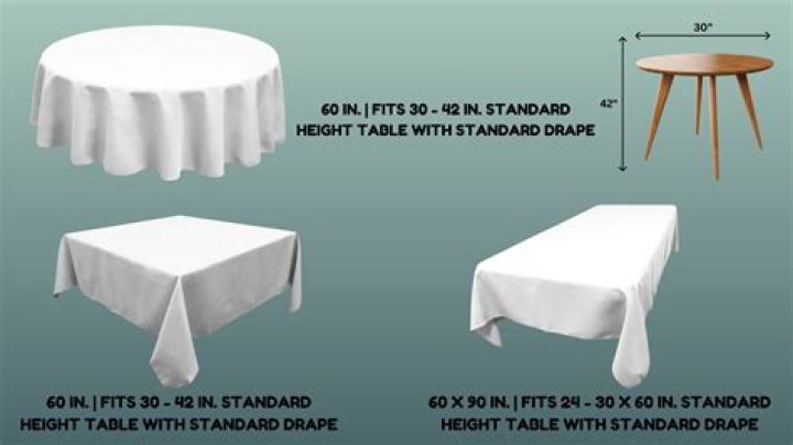 What sizes do square tablecloths come in?