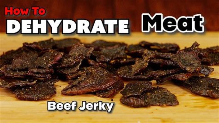 What temperature and how long do you dehydrate beef jerky?