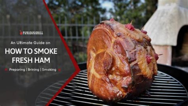 What temperature do you smoke a fresh ham?
