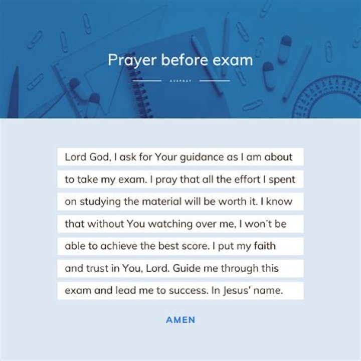 What to say to someone who has an exam?