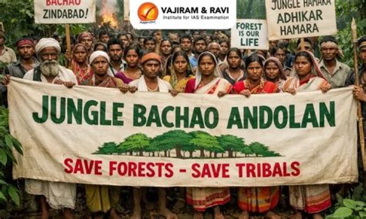 What was Jungle Bachao Andolan?