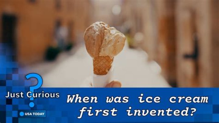 What was the first ice cream ever made?