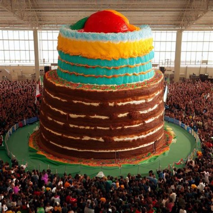 What was the largest cake ever baked?