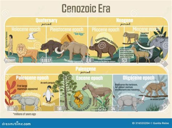 What were the major geologic events of the Cenozoic Era?