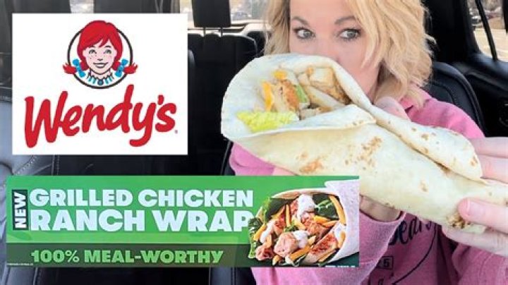 Whats on Wendys grilled chicken wrap