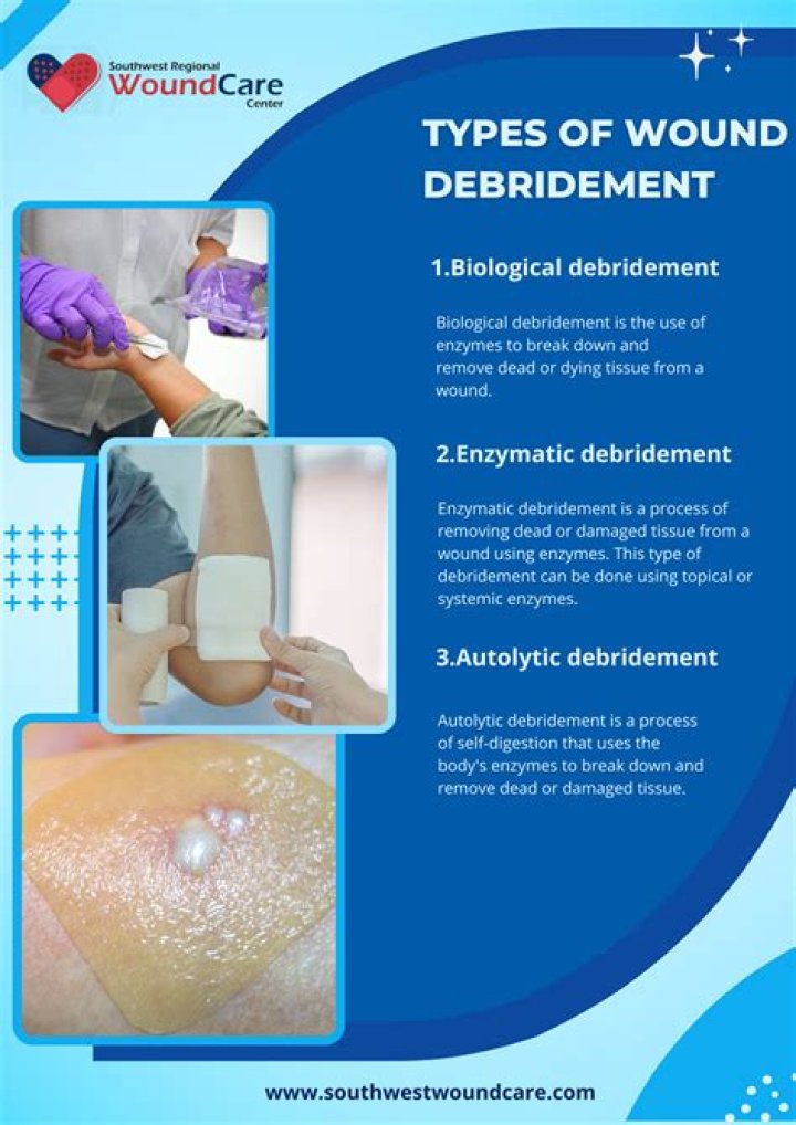 When is enzymatic debridement used?