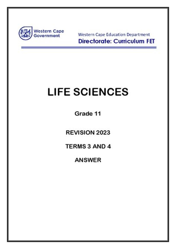 When to download Life Sciences Grade 11 past papers and memos (PDF)?