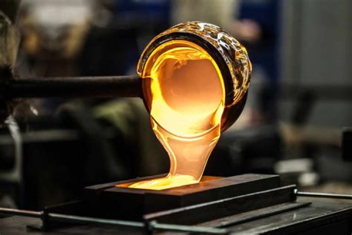 When was curved glass invented?