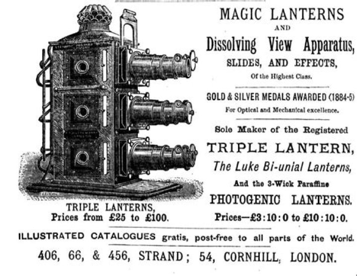 When was magic lantern invented?