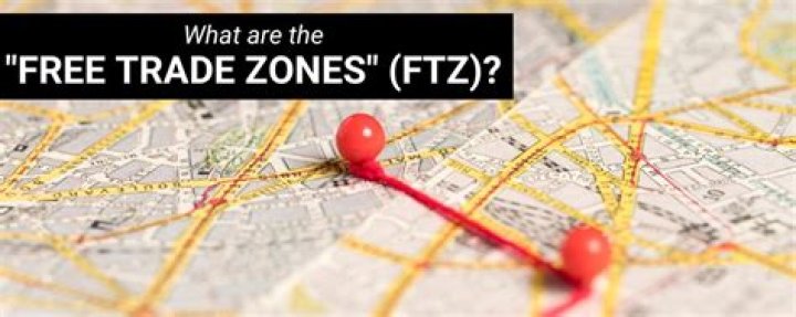 Where are free trade zones typically located?
