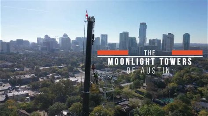 Where are the moon towers located in Austin?