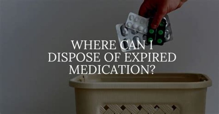 Where can I dispose of expired medication?