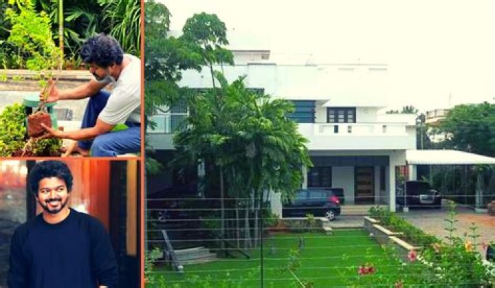 Where is actor Vijay house now?