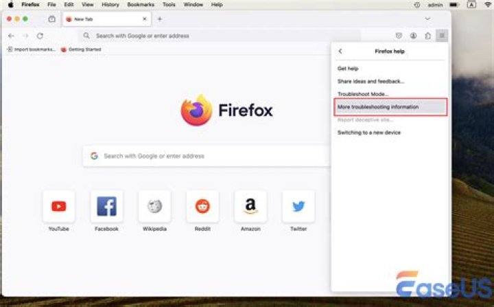 Where is Firefox browser settings?