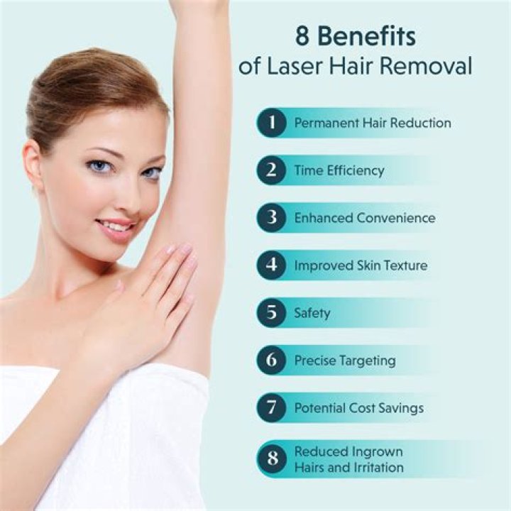 Where is laser hair removal most effective?