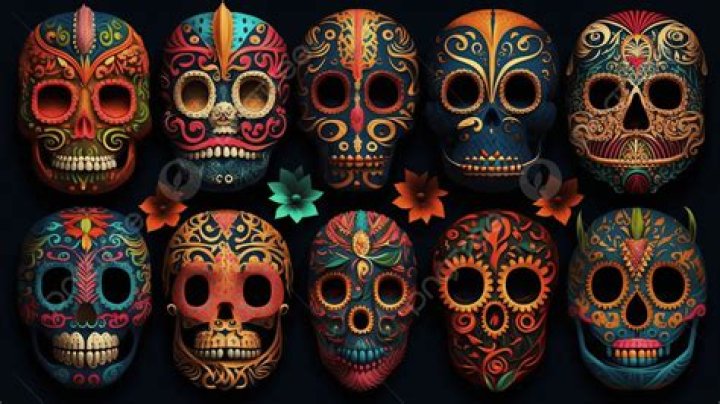 Where is the Mexican Day of the Dead masks from?