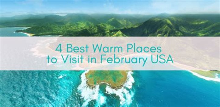 Where is the warmest place in the US in February?