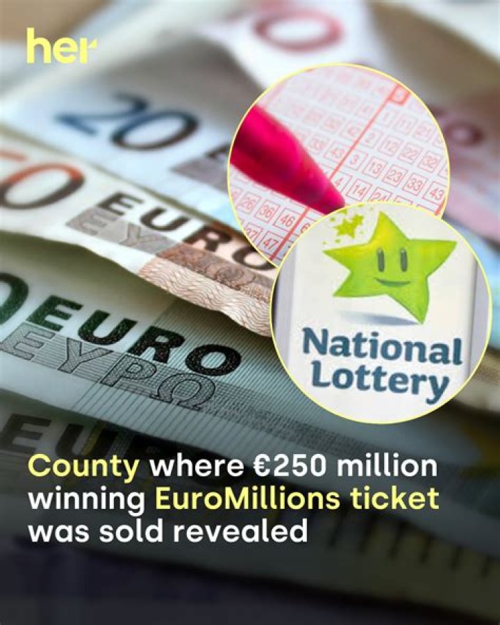 Where was Euromillions won in Ireland?
