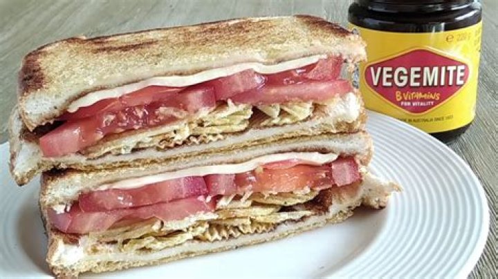 Which Australian song mentions eating a Vegemite sandwich?