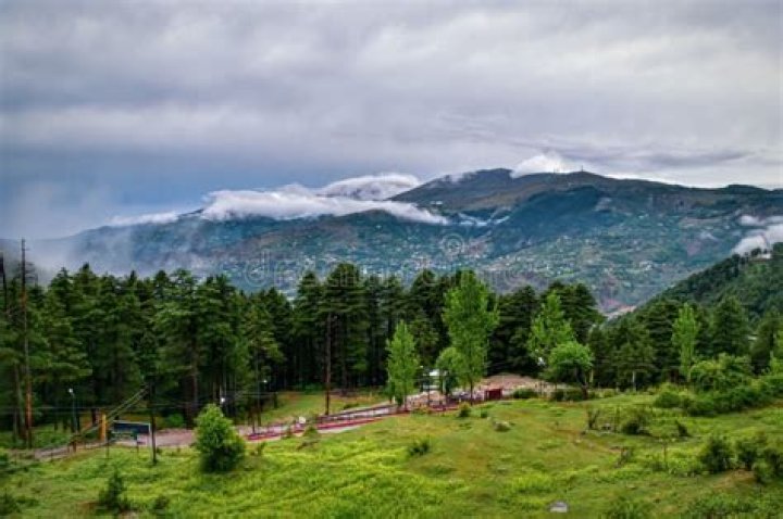 Which hill station is located in Kashmir?