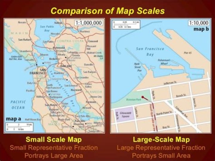 Which map would have the largest scale