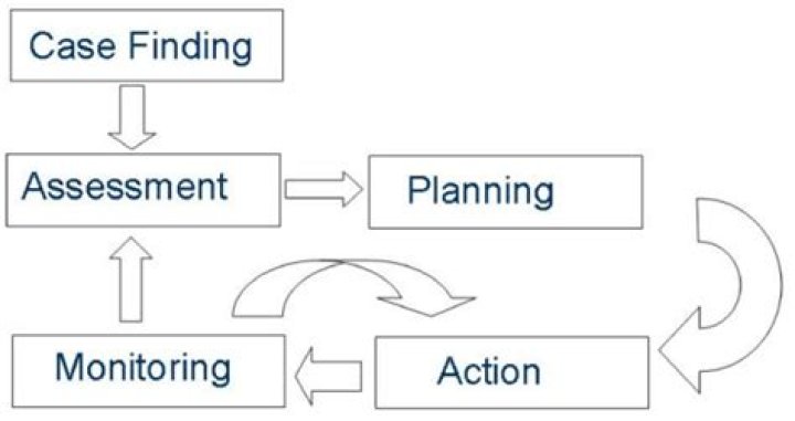 Which of the following are phases of case management