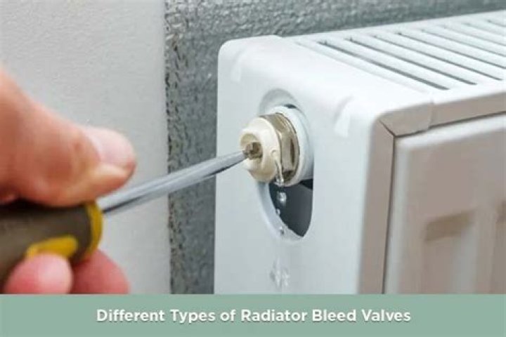 Which side of the radiator does the bleed valve go
